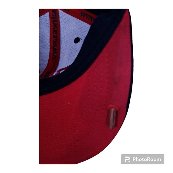 RAW Rolling Papers Snapback Hat Black Embroidered with Poker & Stash Pocket - Picture 8 of 9